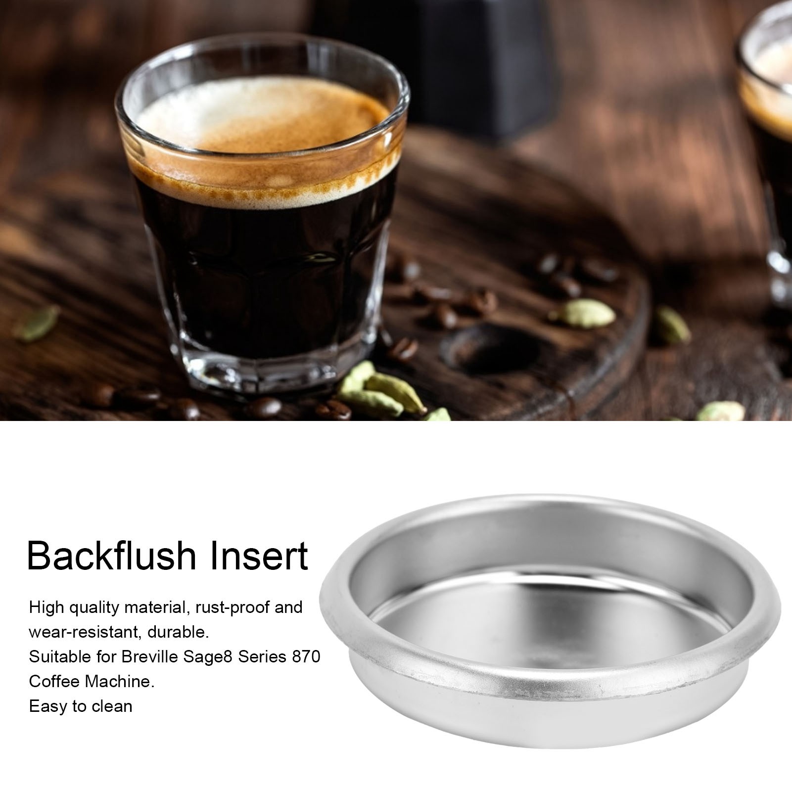 54mm Coffee Machine Stainless  - Blind Filter Disc review and price