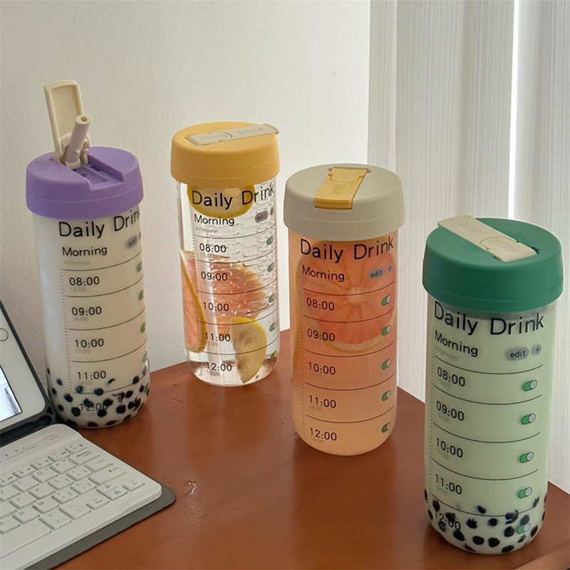 Glass Water Bottle With Time M - Coffee Equipment Gift review and price