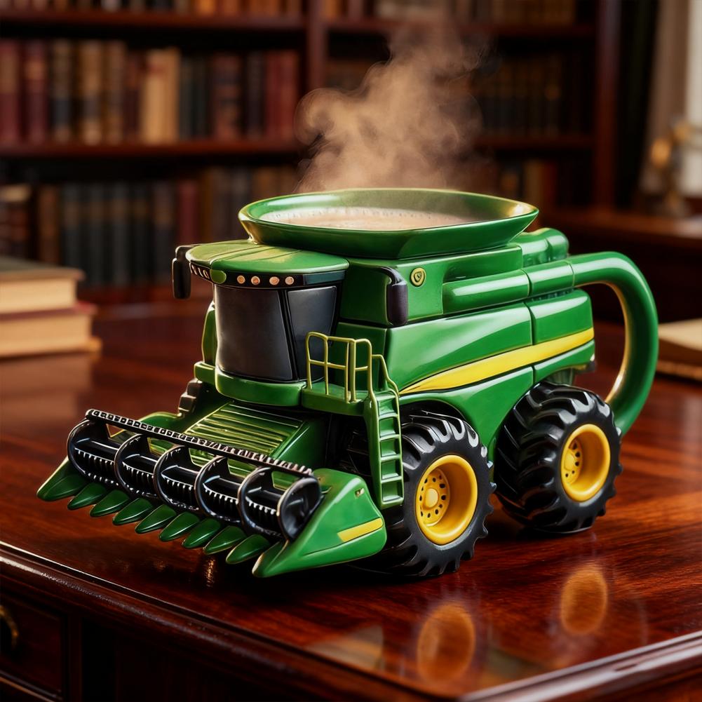 Handcrafted Tractor Coffee Mug - Coffee Equipment Gift review and price
