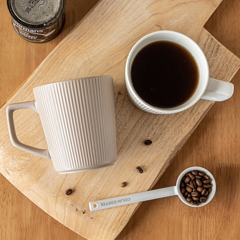 1Pc 500ml Embossed Ceramic Mil - Coffee Equipment Gift review and price