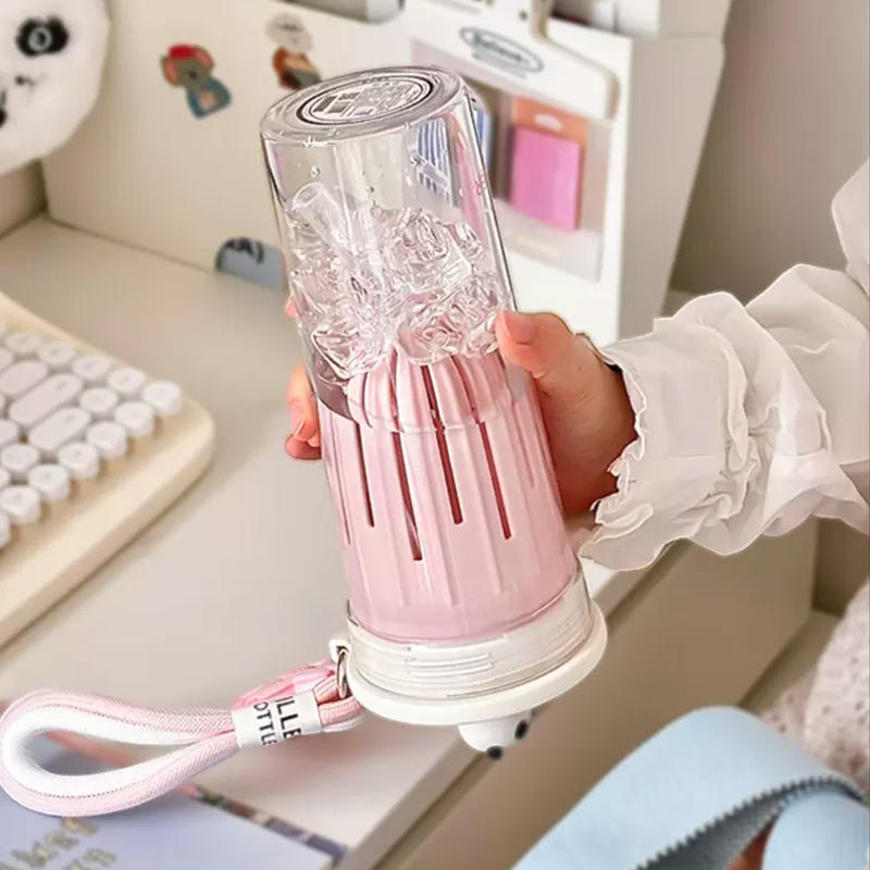 650ml Kawaii Water Bottle With - Coffee Equipment Gift review and price